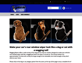 waggingwipers-com.3dcartstores.com screenshot