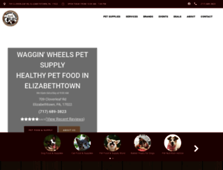 wagginwheelspet.com screenshot
