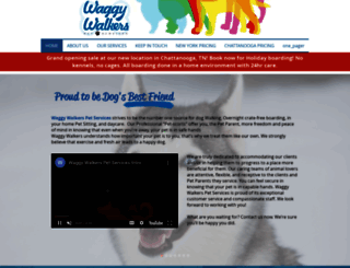 waggywalkerspetservices.com screenshot