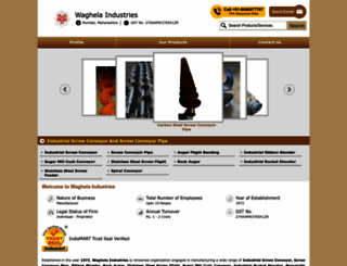 waghelaindustries.com screenshot
