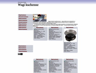 wagi.kuchenne.info screenshot