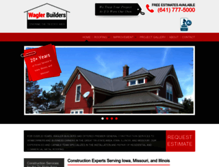 waglerbuilders.com screenshot