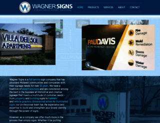 wagner-signs.com screenshot