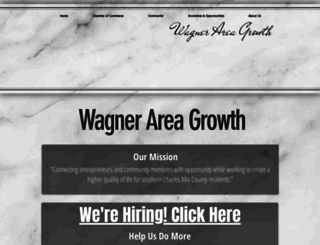 wagnerareagrowth.org screenshot