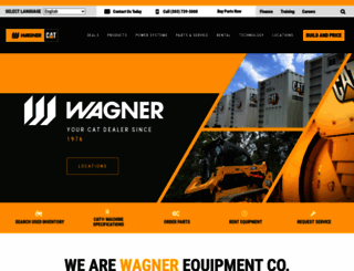 wagnerequipment.com screenshot