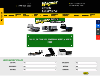 wagnerequipmentsales.com screenshot