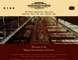 wagnerfreeinstitute.org screenshot