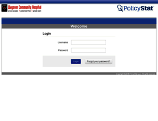 wagonerhospital.policystat.com screenshot