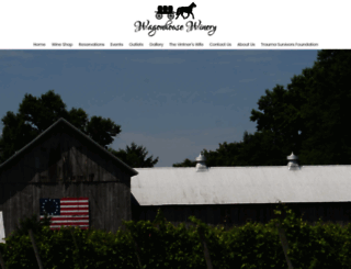 wagonhousewinery.com screenshot