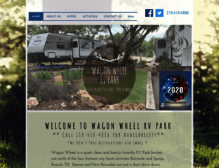 wagonwheelrvpark.net screenshot