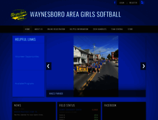 wagsfastpitch.com screenshot