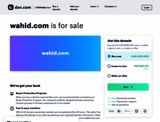 wahid.com screenshot