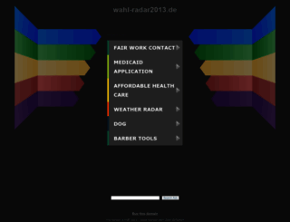 wahl-radar2013.de screenshot