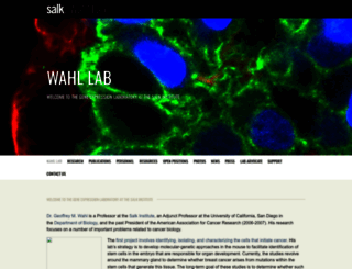 wahl.salk.edu screenshot