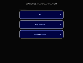 wahoosbarandmarina.com screenshot