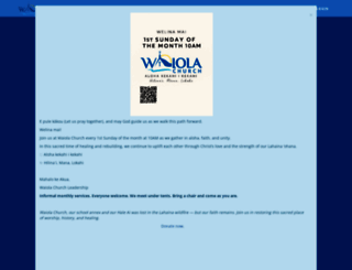 waiolachurch.org screenshot