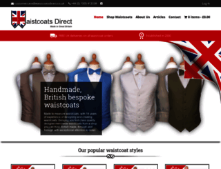 waistcoatsdirect.co.uk screenshot
