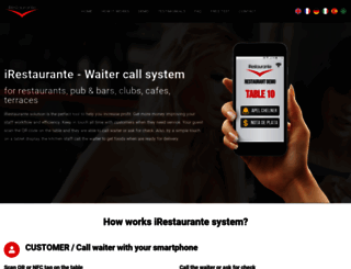 waiter-call-systems.com screenshot