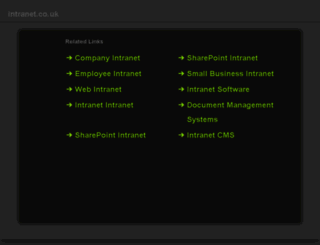 waitrose.intranet.co.uk screenshot