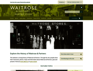 waitrosememorystore.org.uk screenshot