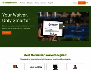 waiver.smartwaiver.com screenshot