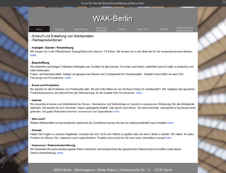 wak.com screenshot