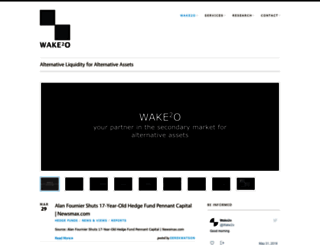 wake2o.com screenshot