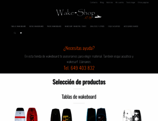 wakeboard-shop.es screenshot