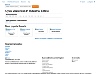 wakefield-41-industrial-estate.cylex-uk.co.uk screenshot