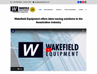 wakefieldequipment.com screenshot