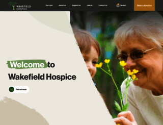 wakefieldhospice.org screenshot