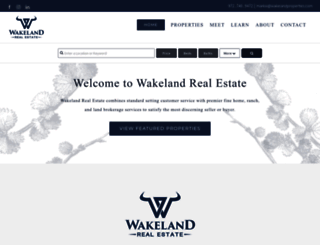 wakelandproperties.com screenshot