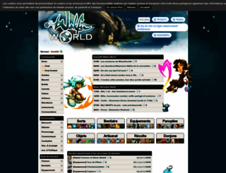 wakfu-world.com screenshot