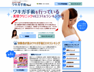 wakigasyujyutsu-navi.net screenshot