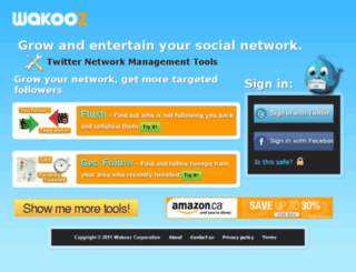 wakooz.com screenshot