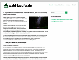 wald-laeufer.de screenshot