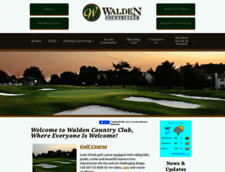 waldencountryclub.com screenshot