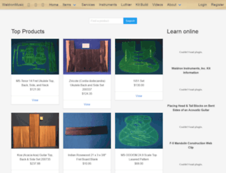 waldronmusic.com screenshot