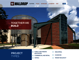 waldropconstruction.com screenshot