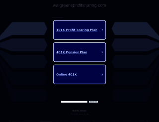 walgreensprofitsharing.com screenshot