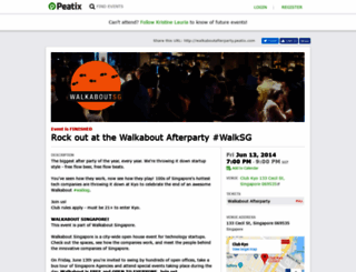 walkaboutafterparty.peatix.com screenshot