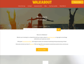 walkaboutbars.co.uk screenshot