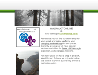 walkalotonline.co.uk screenshot