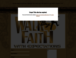 walkbyfaithwithexpectations.com screenshot