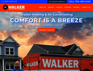 walker-hvac.com screenshot