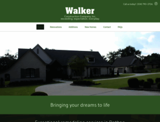 walkerconstructiondothan.com screenshot