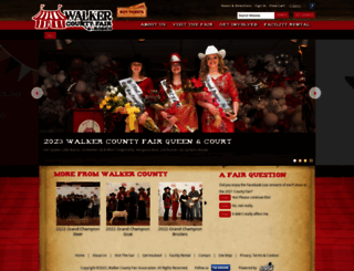 walkercountyfair.com screenshot