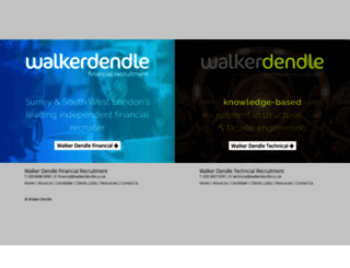 walkerdendle.co.uk screenshot