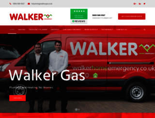 walkergas.co.uk screenshot