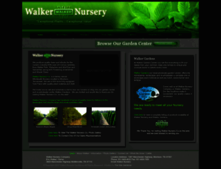 walkernurseryco.com screenshot